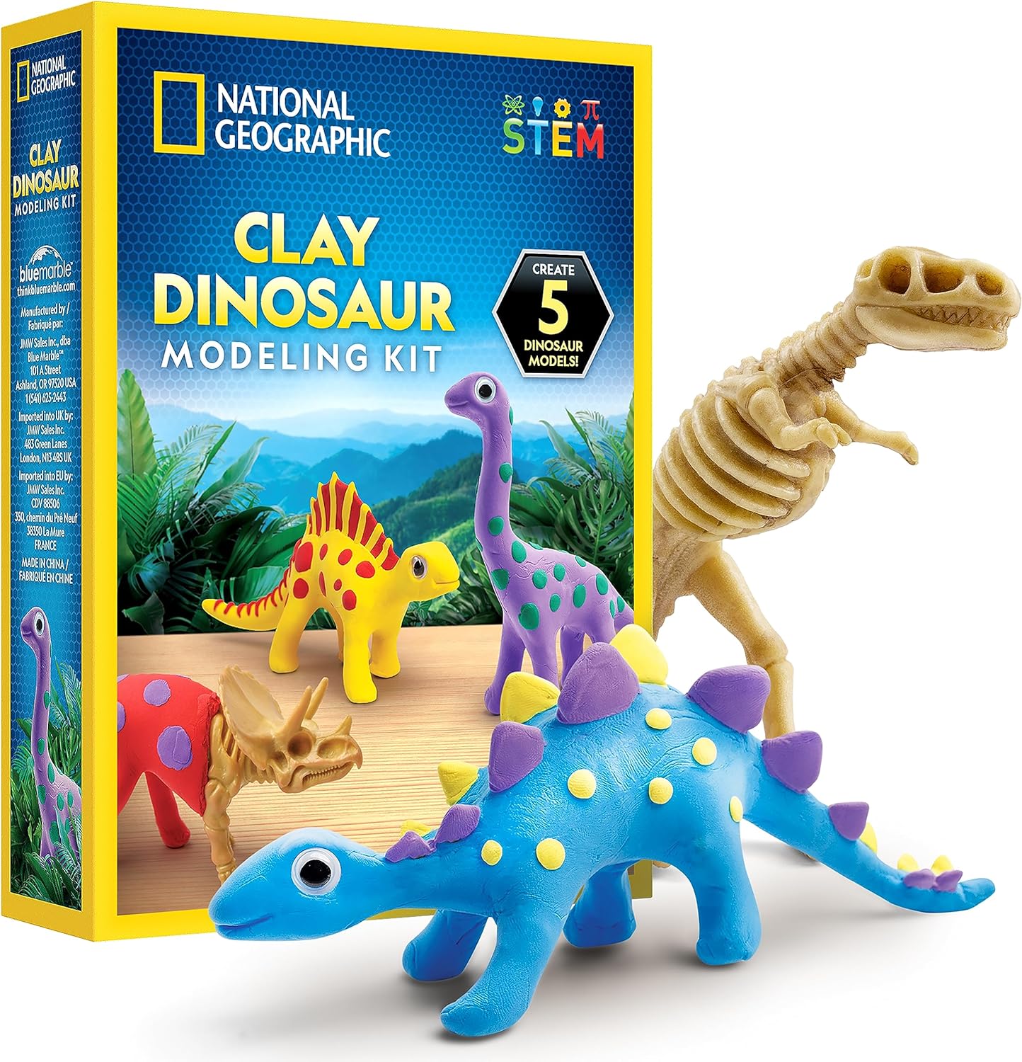 Clay dinosaur modeling kit
