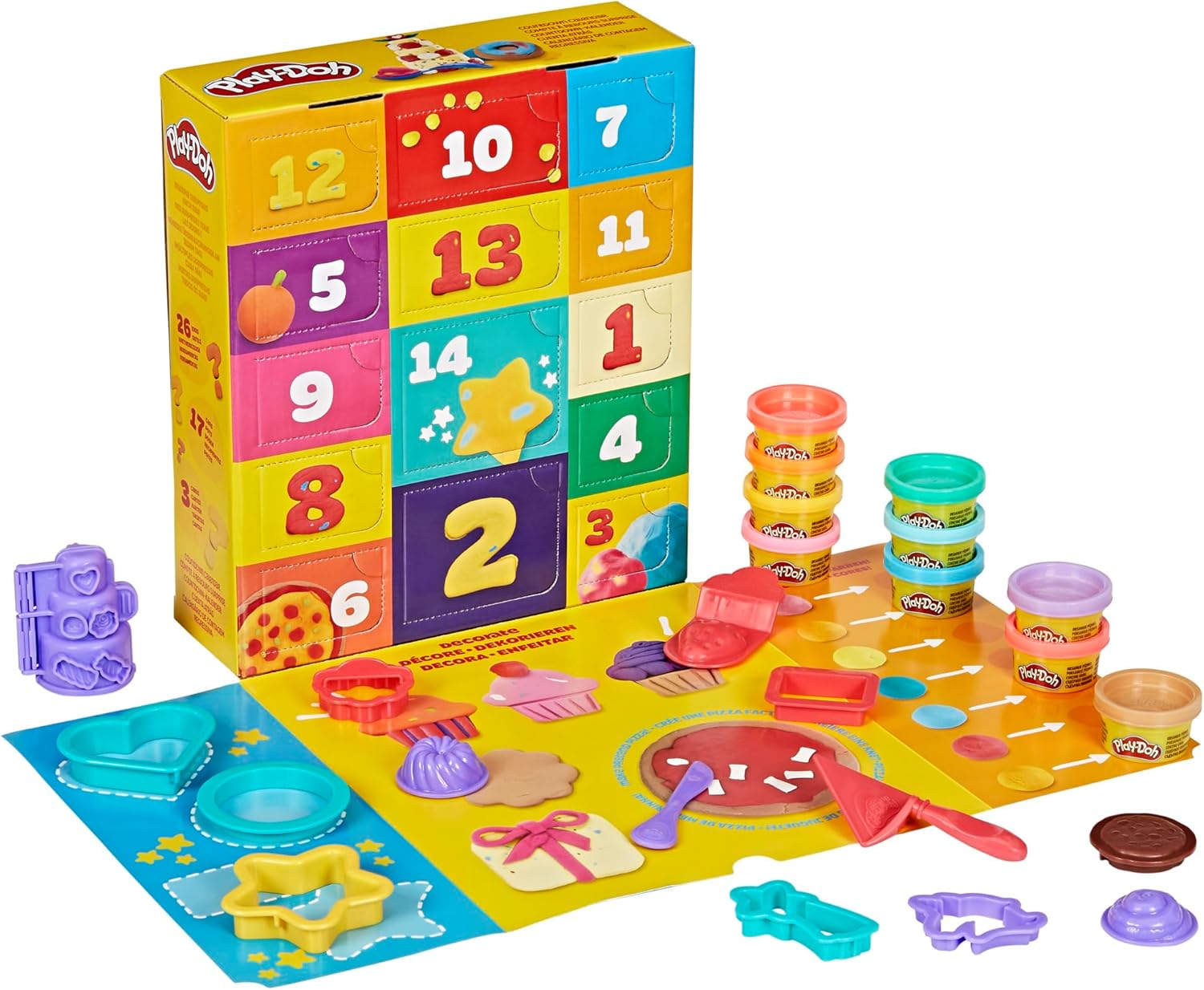 Calendario 14 días play dough