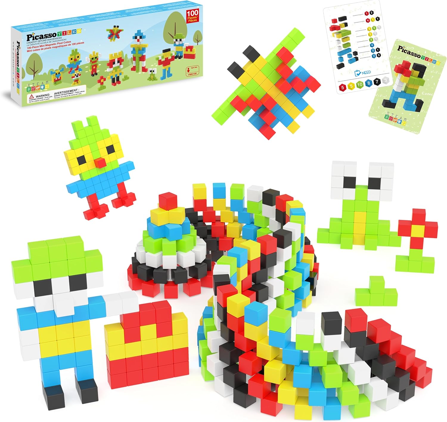 Picasso Tiles cubos pequeño 100 piezas