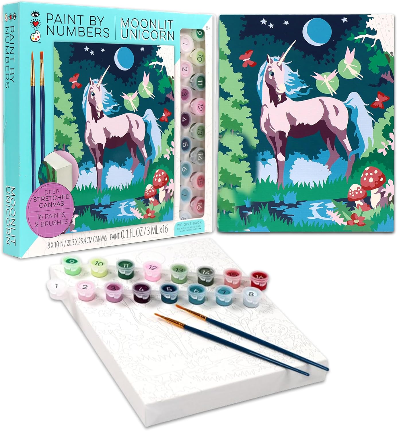 Moonlit Unicorn - Paint by numbers