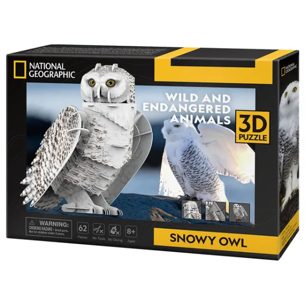 Rompecabeza 3D - Snowy Owl