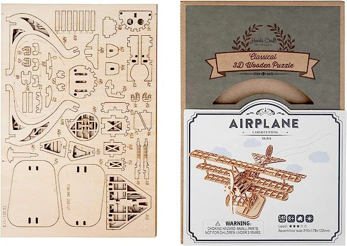 Airplane Wooden Puzzle