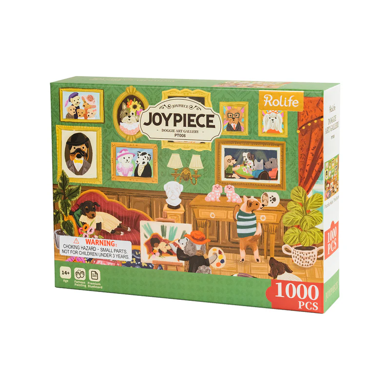 PT008 Doggie Art Gallery Puzzle 1000