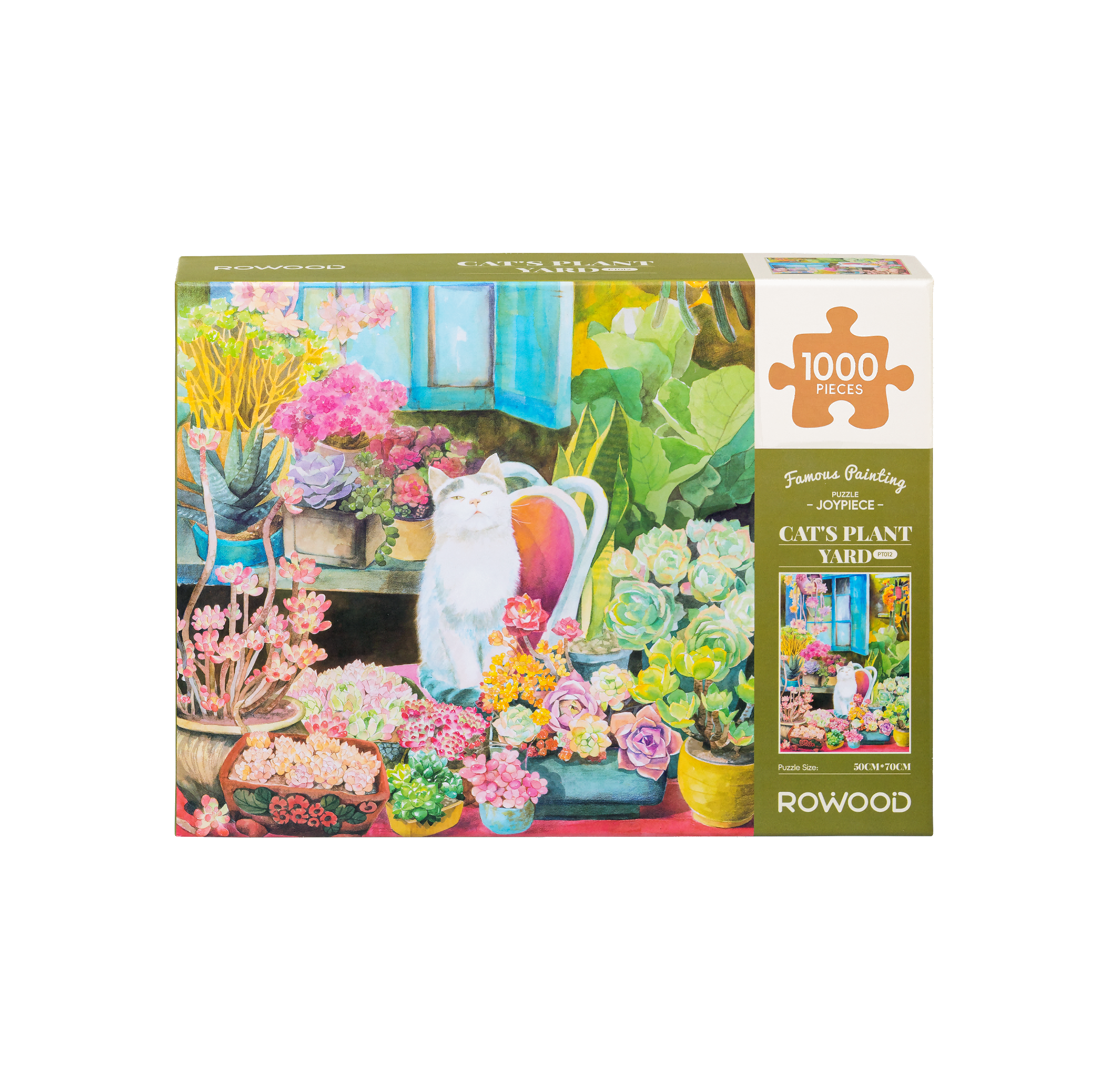 PT012 Cat's Plant Yard Puzzle 1000